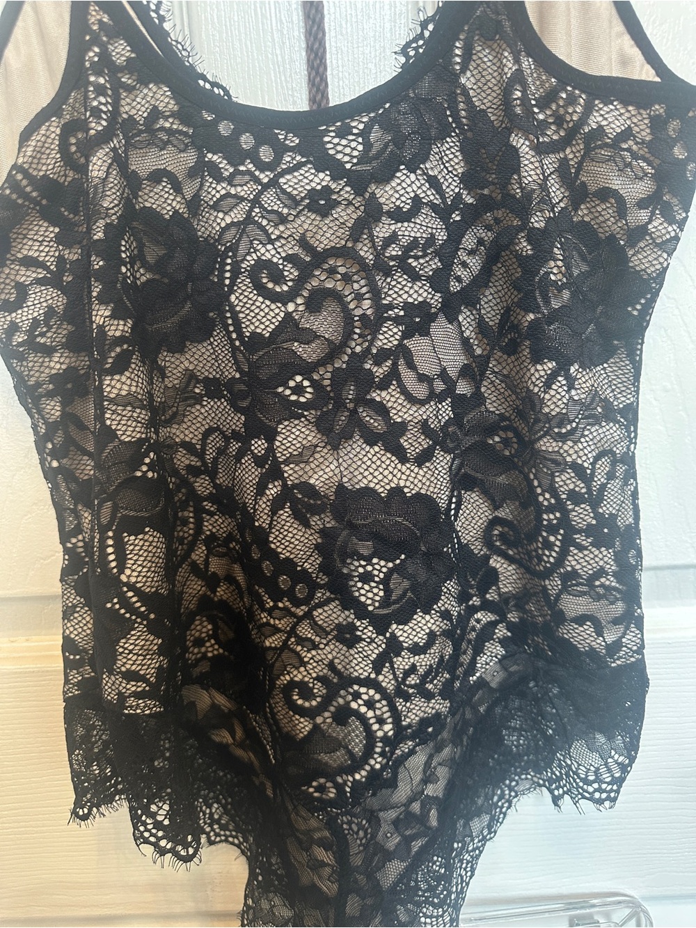Black Lace Teddy Bodysuit - Women Intimates - Picture 9 of 11